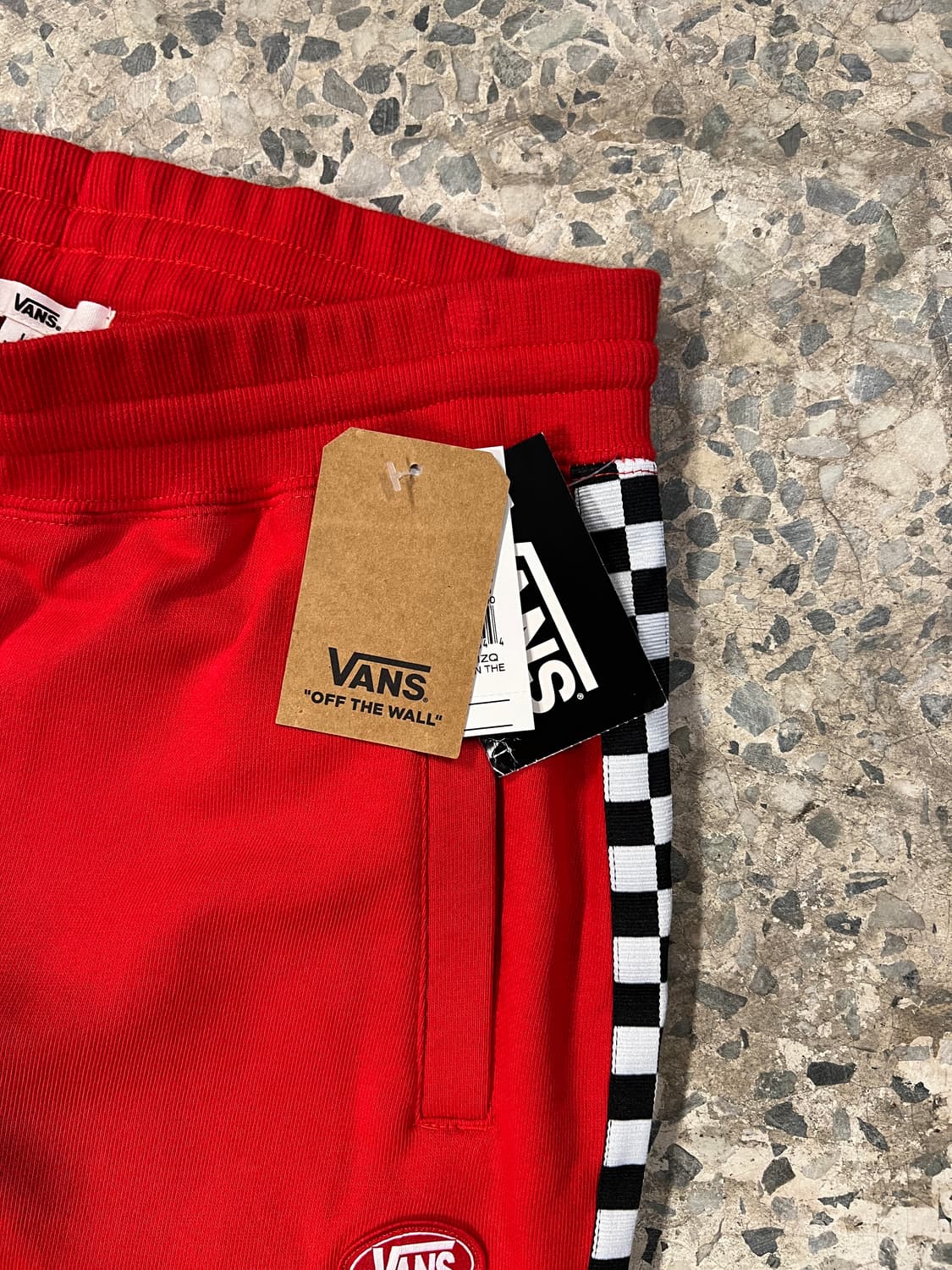 L) (데드스탁) 반스 VANS 레드 트레이닝 팬츠 P104 상품이미지3