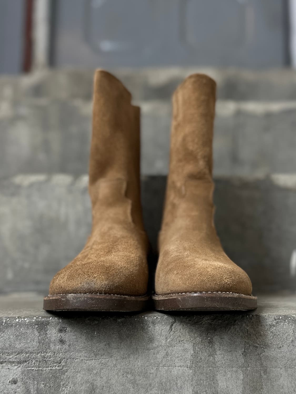 저스틴 러프아웃 스웨이드 부츠 빈티지 웨스턴 부츠 상품이미지6