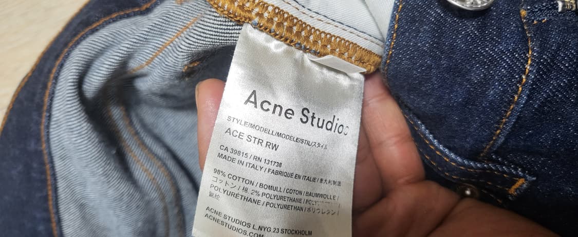 아크네스튜디오 ACE STR RAW 30 상품이미지5