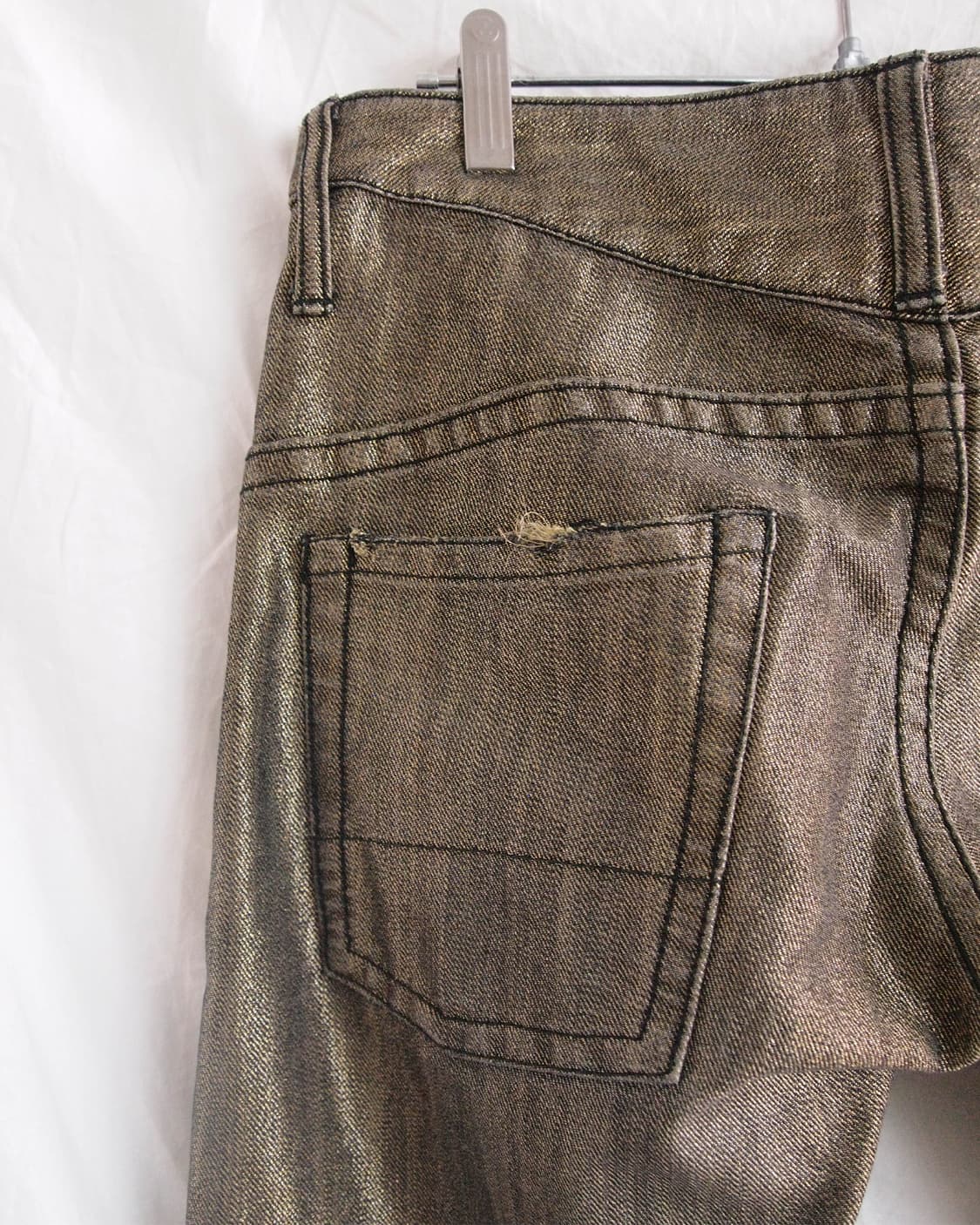 troiso jpn 골드 글리터 vkei 부츠컷 데님 상품이미지7