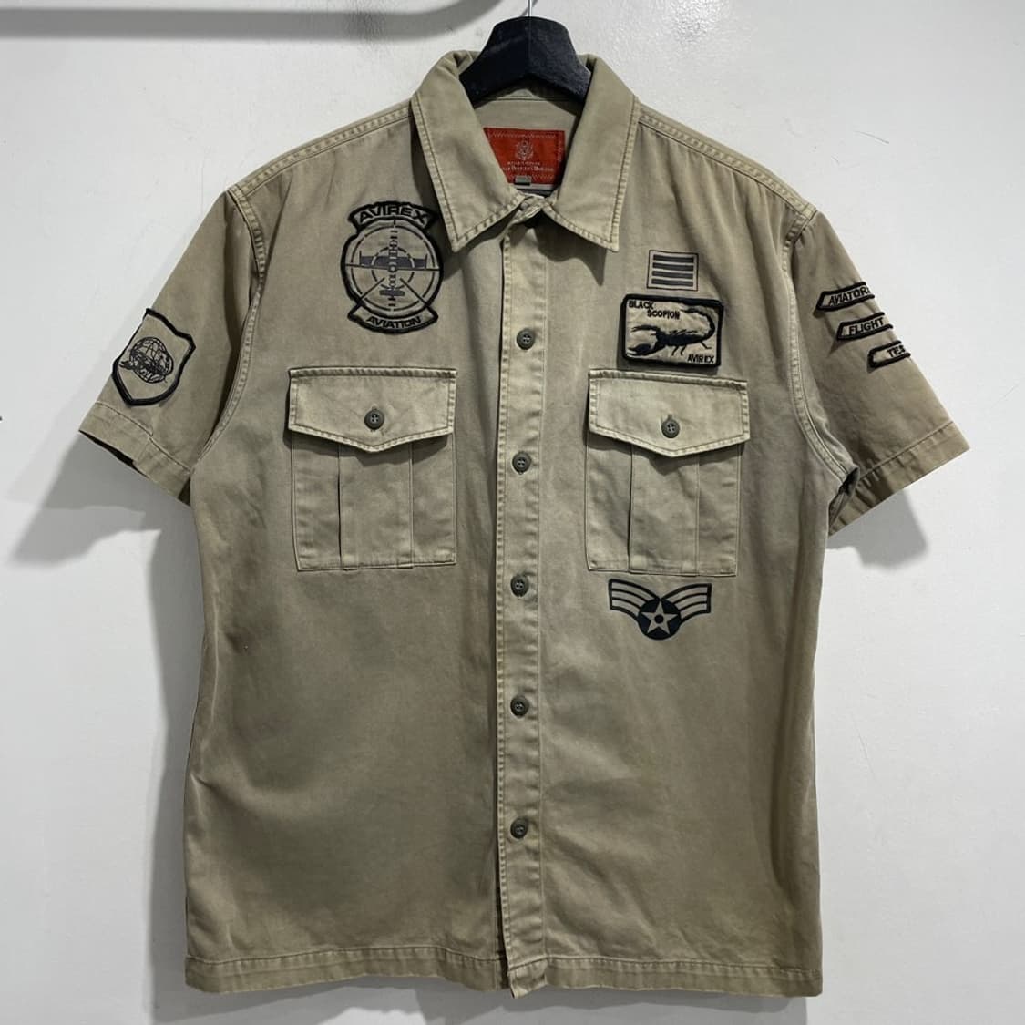 아비렉스 밀리터리 워크셔츠 상품이미지2