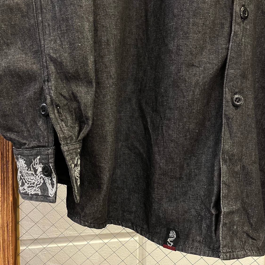 도그타운 블랙드래곤 자수 셔츠 상품이미지5