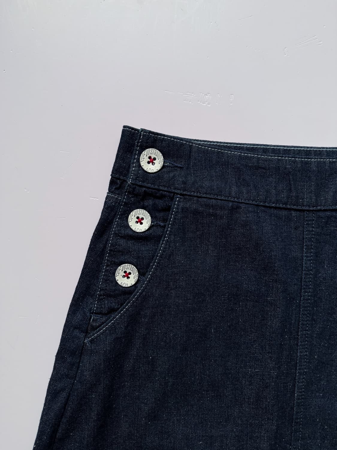 LEVI'S Button Denim Mini Skirt 0363 상품이미지2