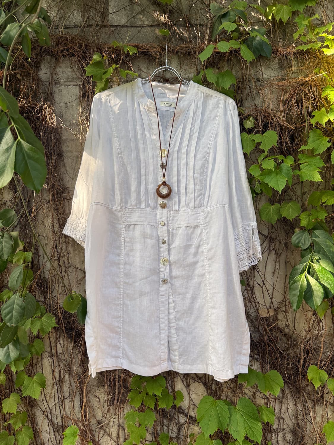 Antique Button Linen Shirt 0093 상품이미지1