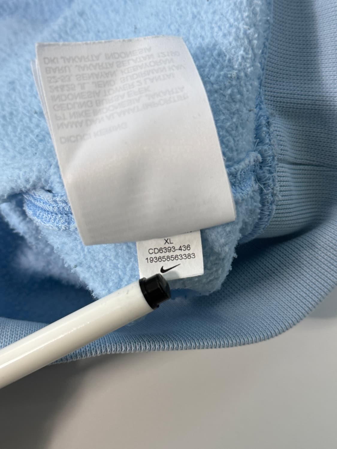 나이키 M NRG 오버핏 싸이킥 블루 스웻 후드 상품이미지7