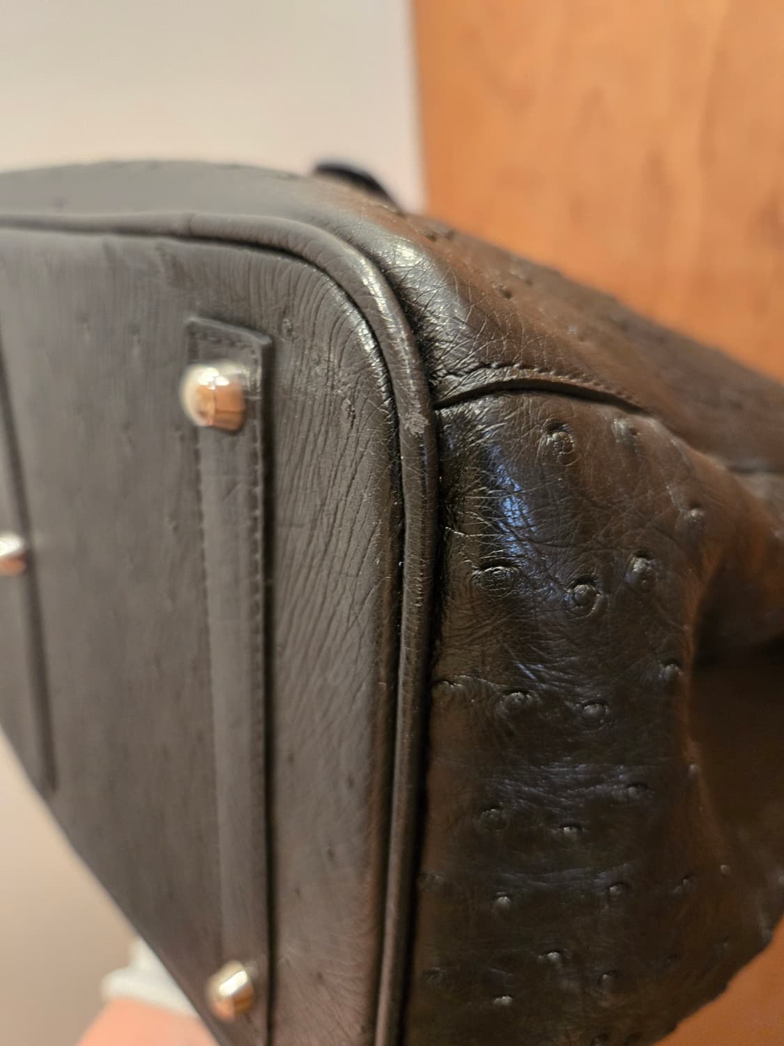 호미가 타조가죽가방 상품이미지7