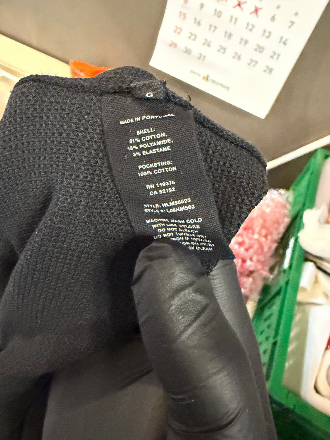 헬무트랭 HELMUTLANG 와플 니트하프집업 블랙 L 상품이미지10