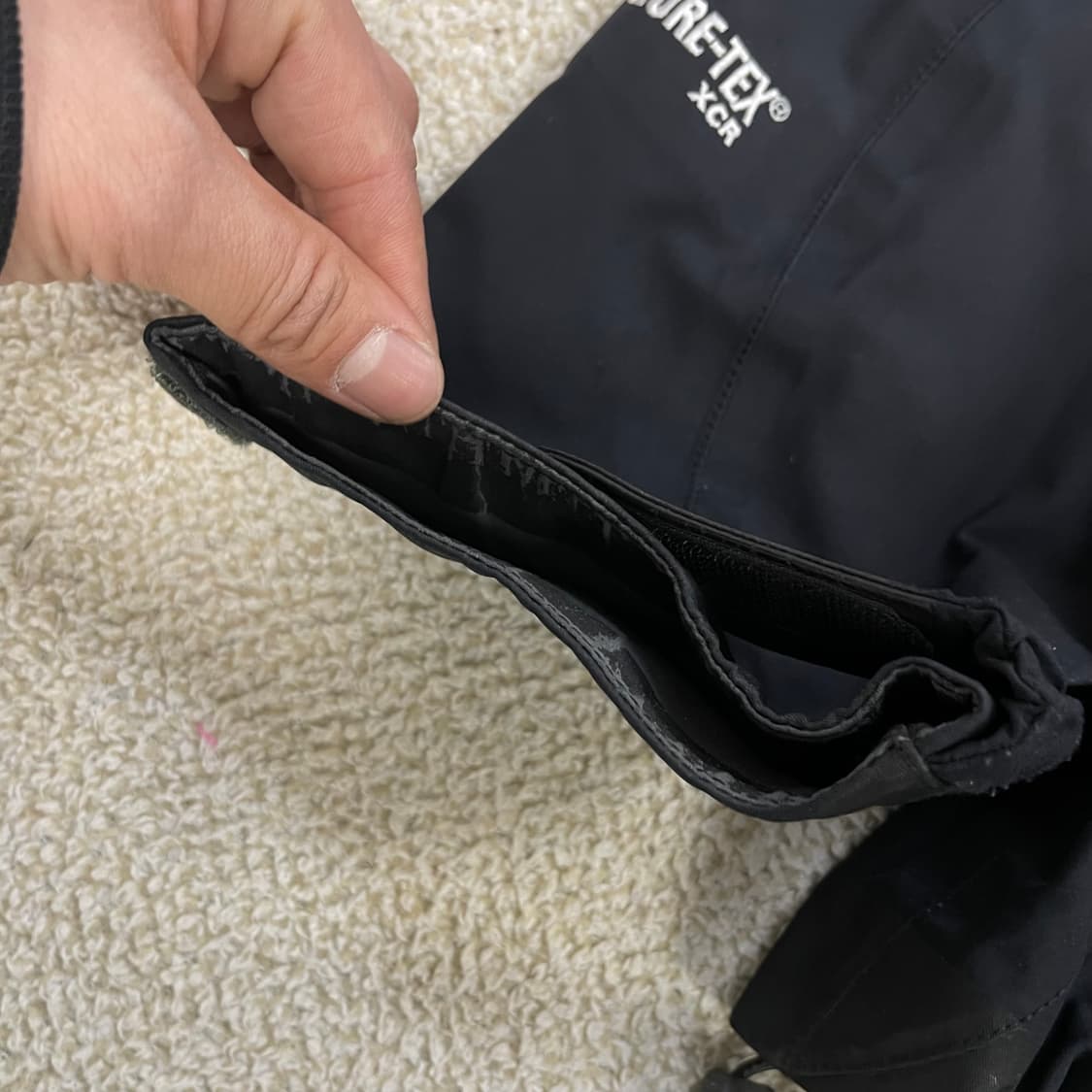 노스페이스 고어텍스 써밋 xcr 바람막이 자켓 블랙 상품이미지9