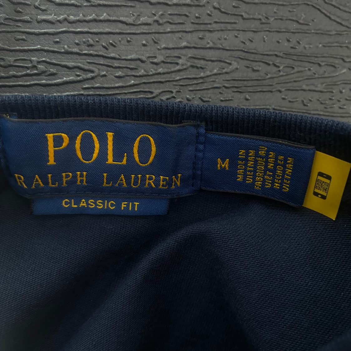 Polo  폴로 랄프로렌 스펠아웃 자수 딥네이비 반팔 티셔츠 상품이미지4