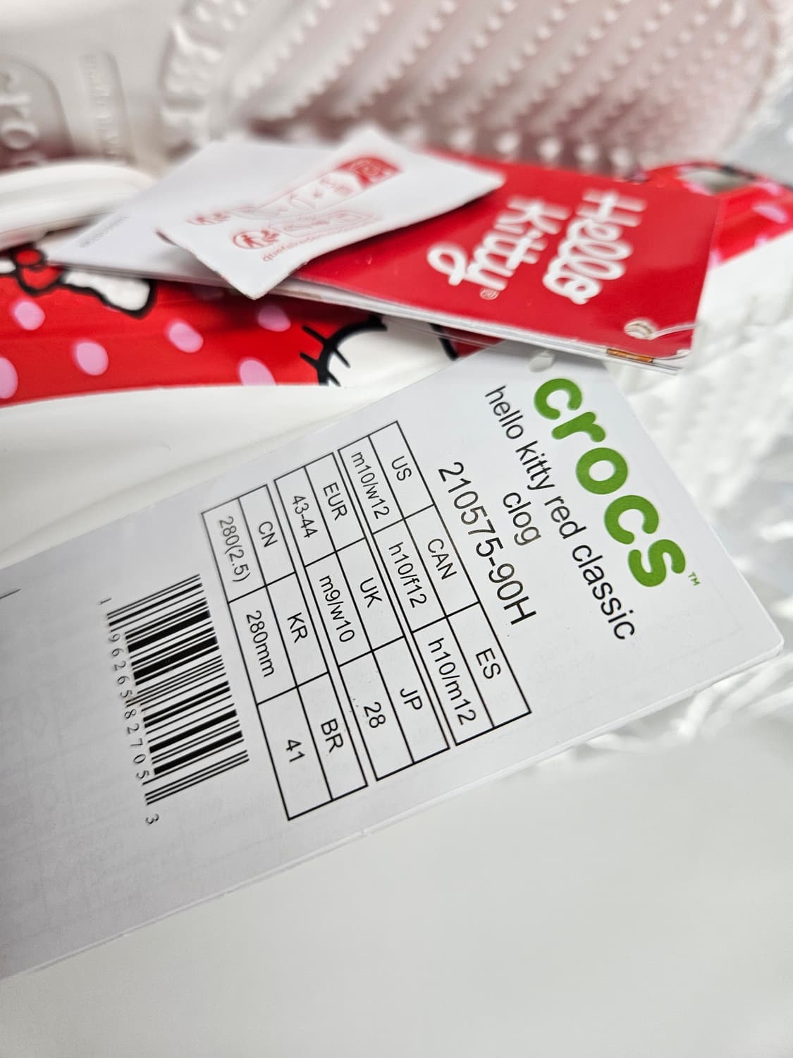 크록스 헬로키티 ㆍ280mm 상품이미지6