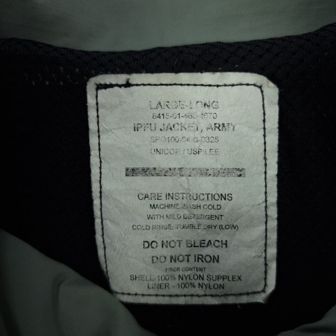 [USA] U.S. ARMY IPFU 1세대 트레이닝 자켓 M18612 상품이미지8