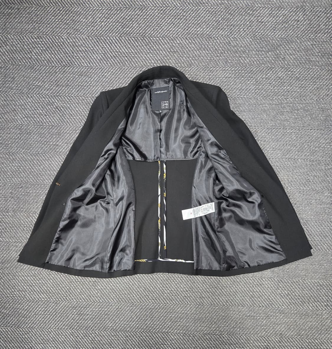 에고이스트 블랙 더블 자켓  상품이미지3