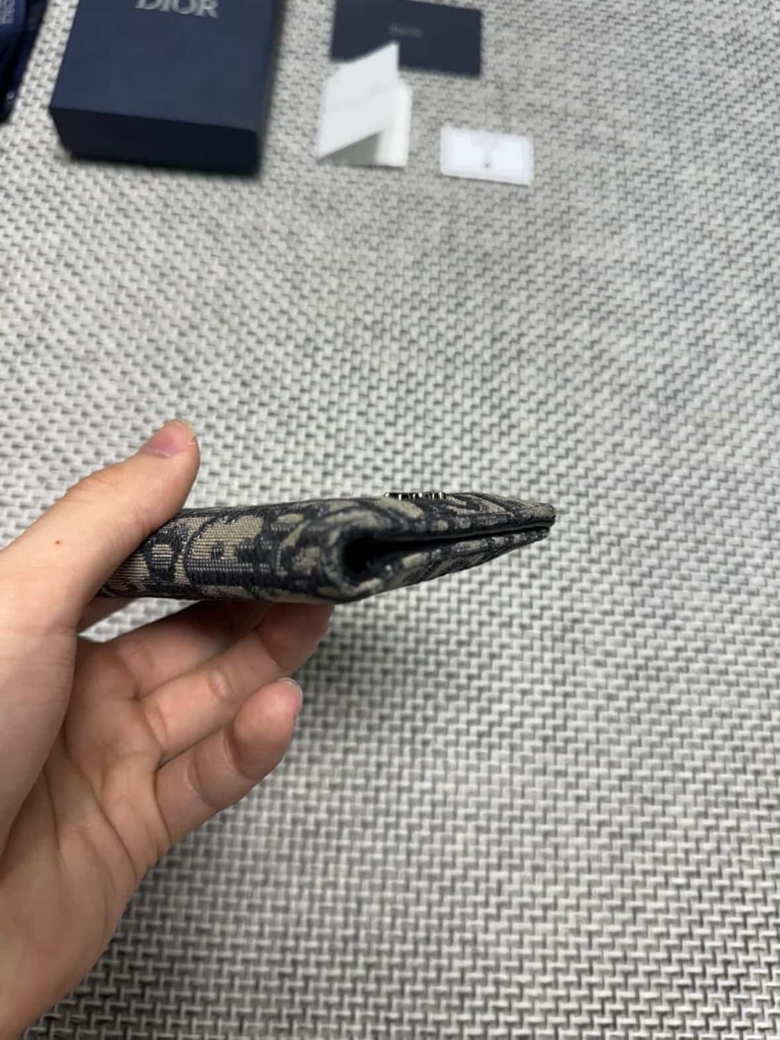 디올 오블리크 카드지갑 오거나이저 상품이미지2