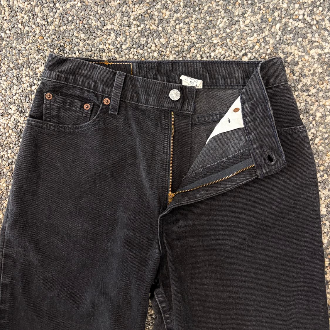 00s 리바이스 550 테이퍼드 블랙진 (30) 상품이미지6