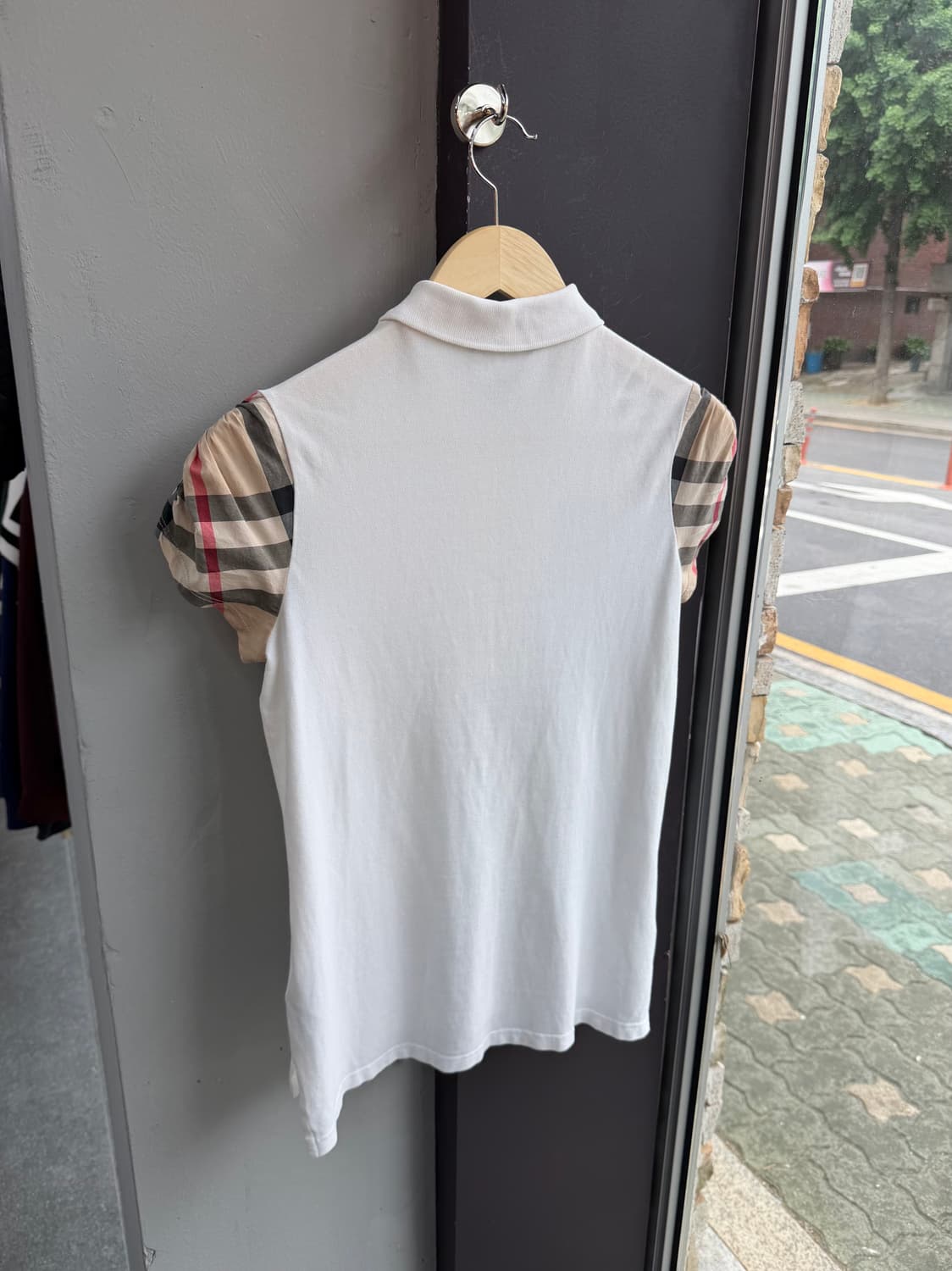M/ 버버리 셔링 노바체크 반팔 상품이미지6