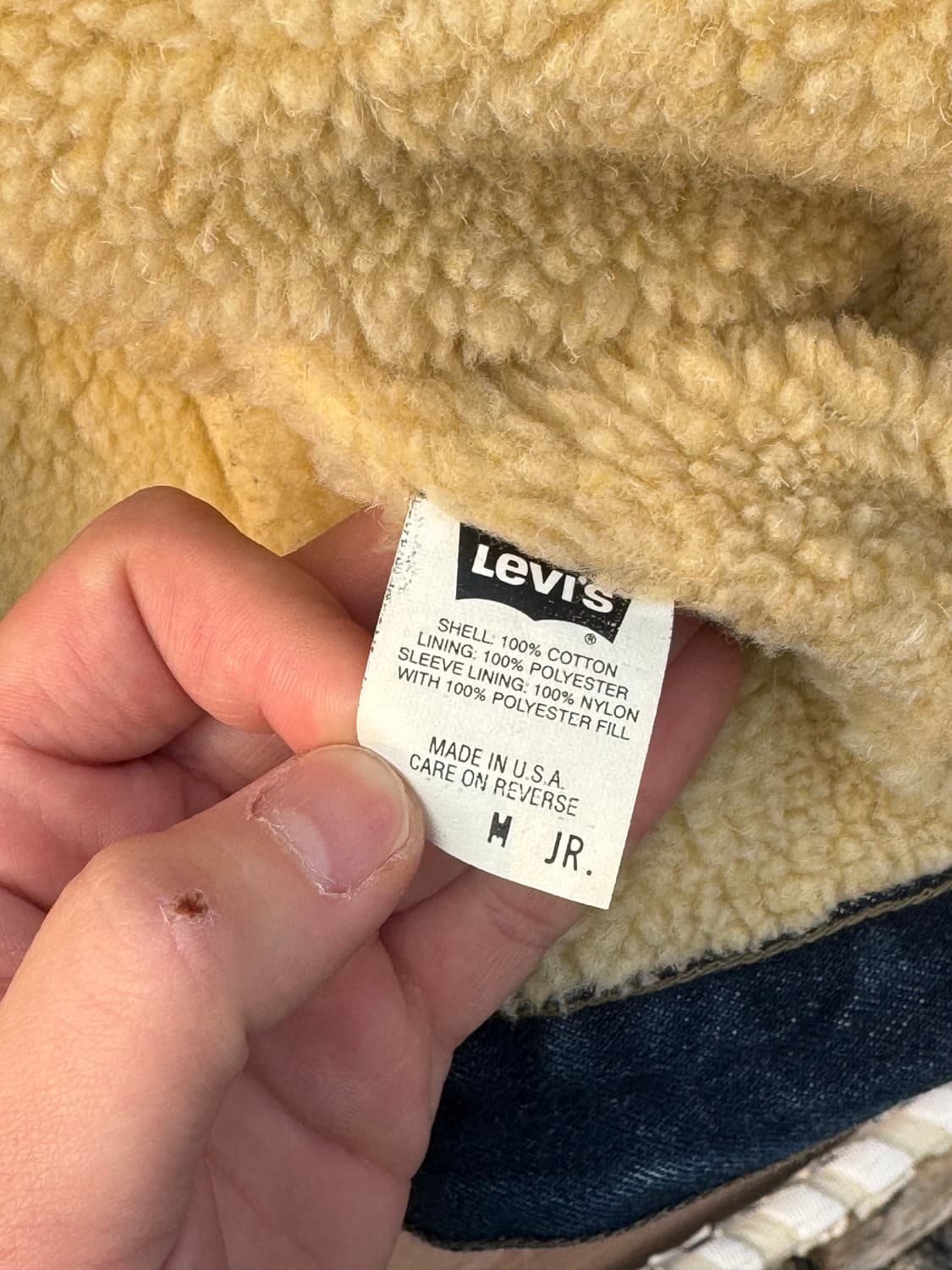 리바이스 Y2k 쉐르파 데님 자켓  상품이미지6