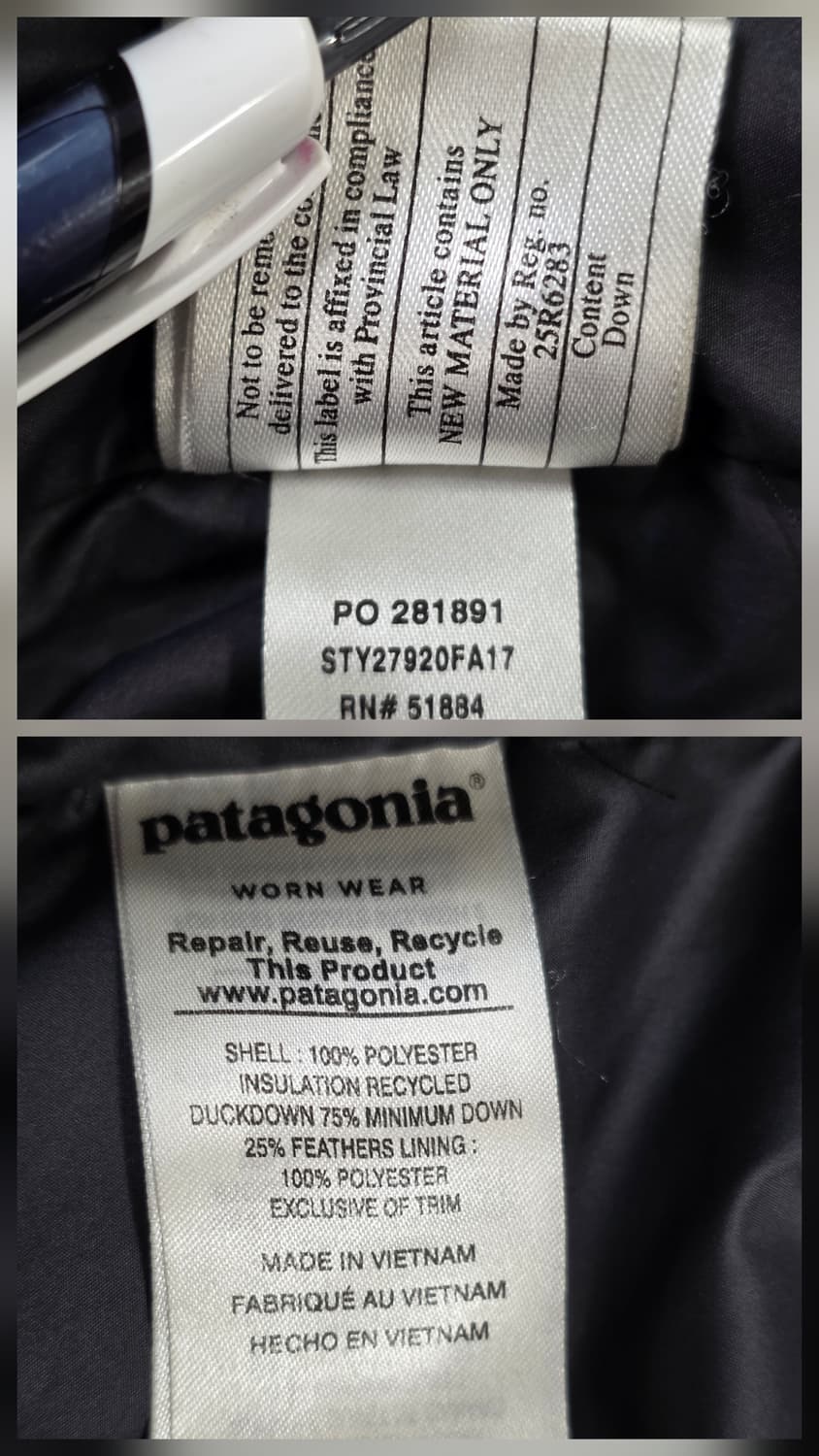 1643 Patagonia 남성 다운드리프트 다운자켓 M사이즈 상품이미지9