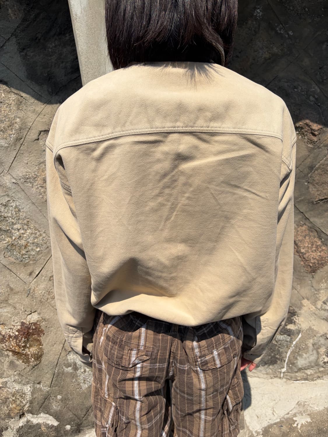 Guess Jeans 코듀로이 카라 베이지 셔츠 상품이미지4