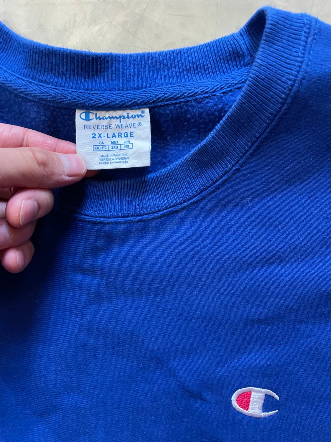 챔피온 리버스 위브 스웻 셔츠 2XL 상품이미지4
