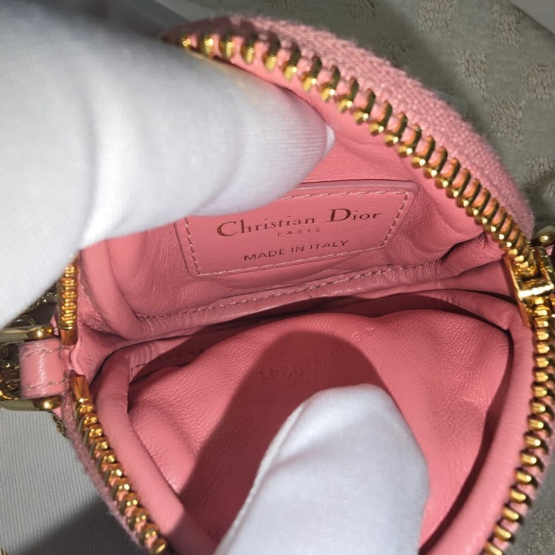 [중고/정품] 디올 까로 라운드 미니 파우치 상품이미지7