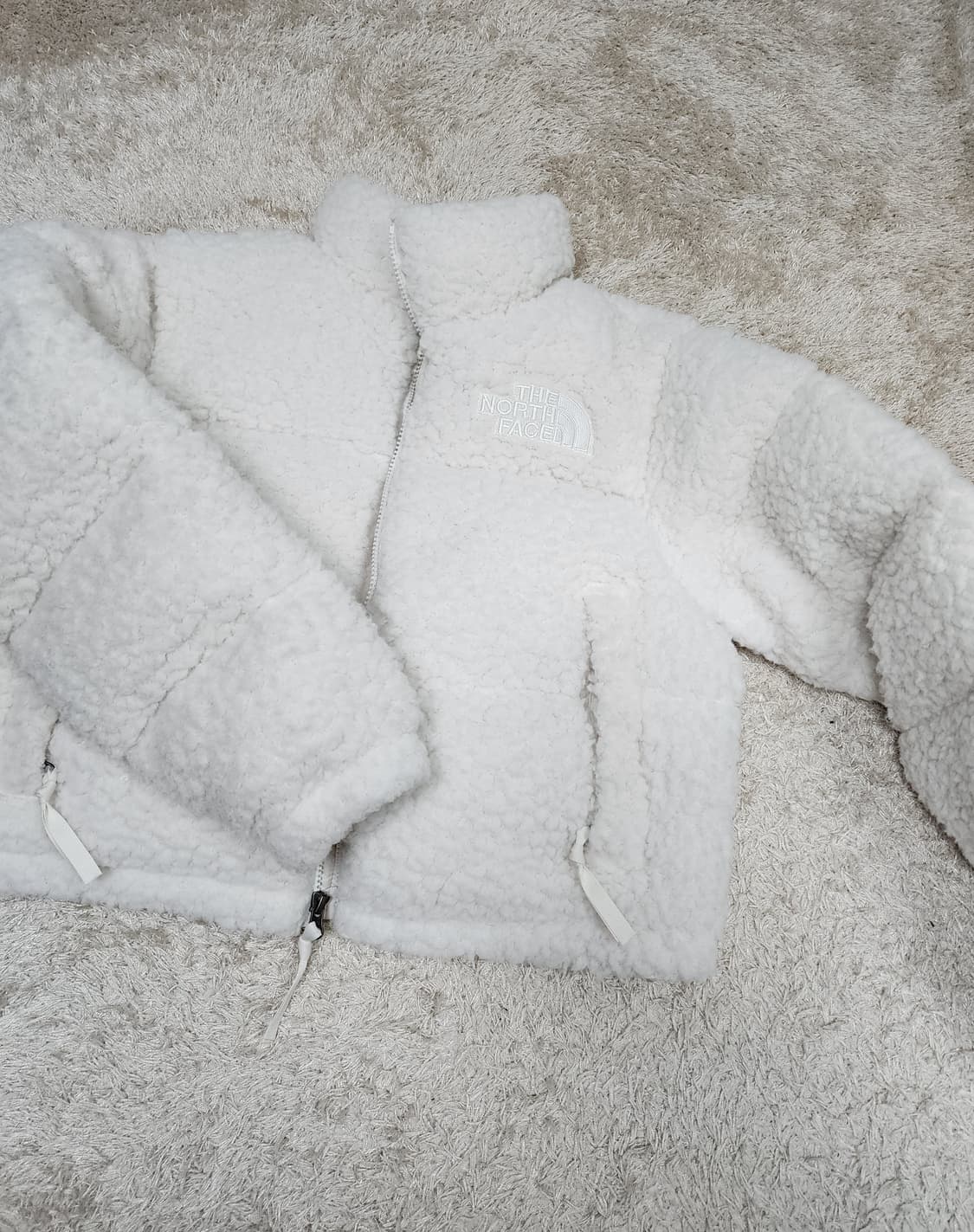 노스페이스 셰르파 눕시 우먼 M 화이트 상품이미지4