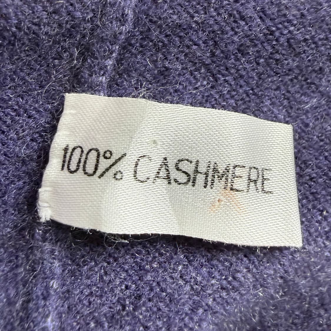 [캐시미어 100%] 딥 바이올렛 하프넥 반폴라 니트 상품이미지5