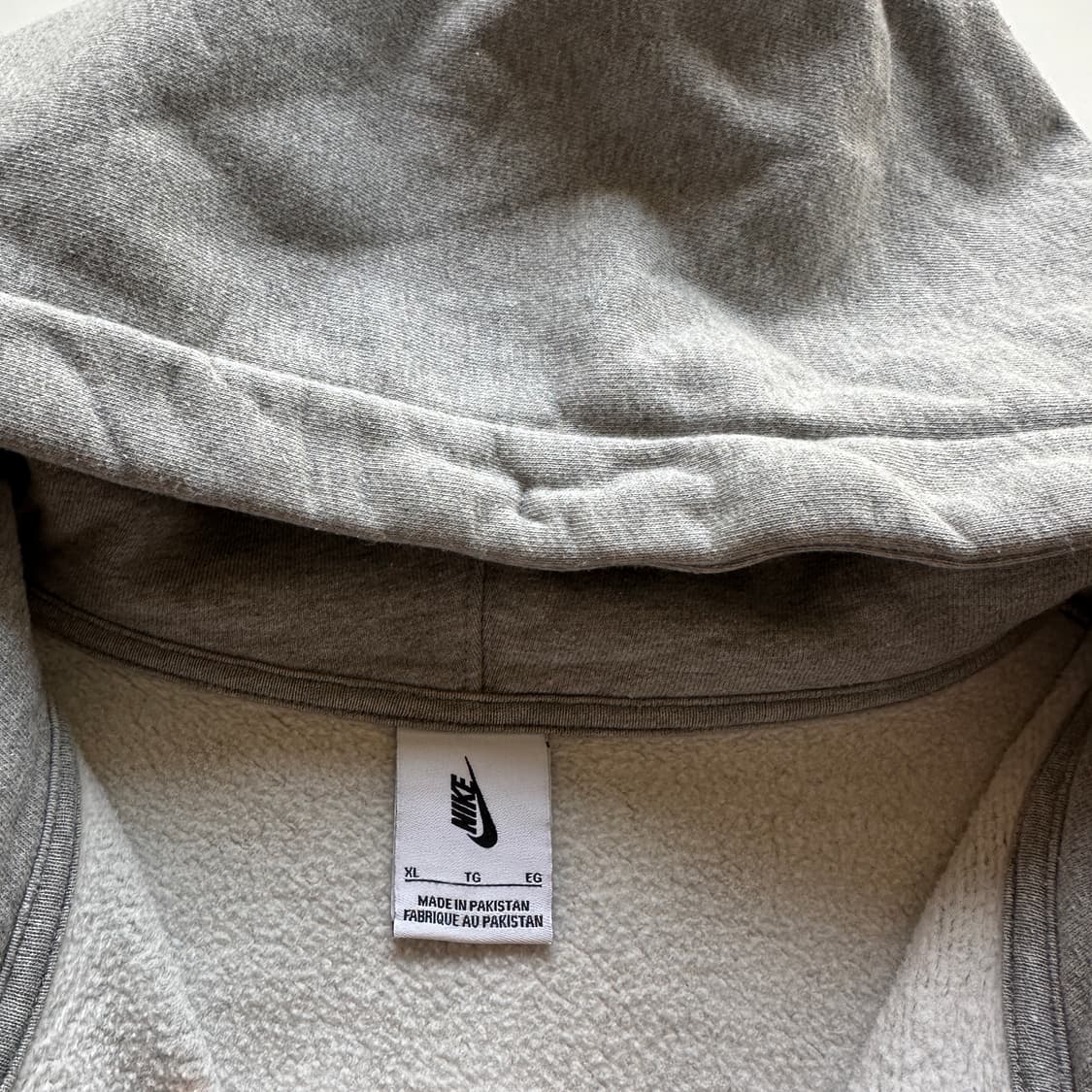 나이키 NRG 솔로 스우시 라이트 그레이 후드 집업 상품이미지3