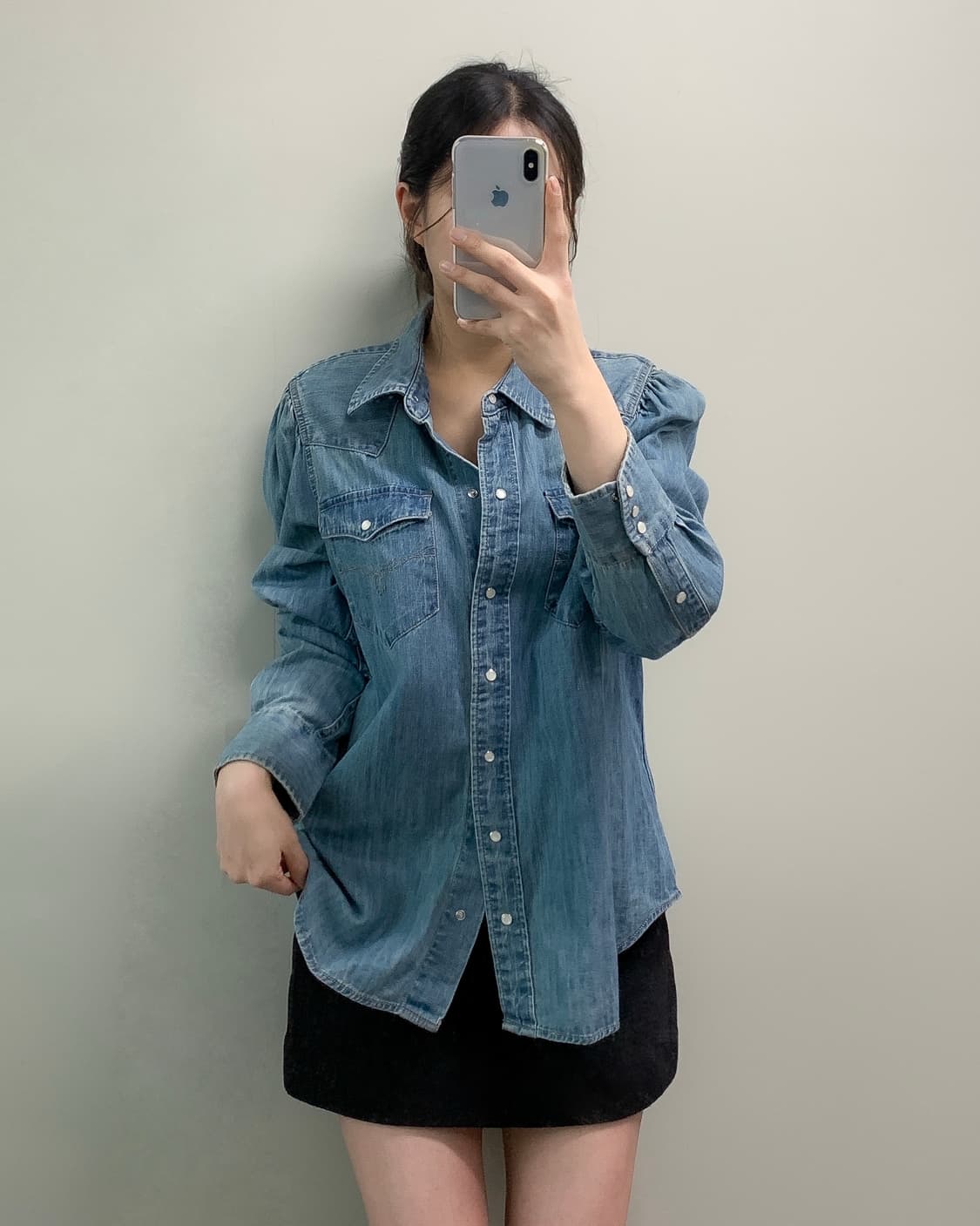 폴로 블랙라벨 데님 셔츠 상품이미지3