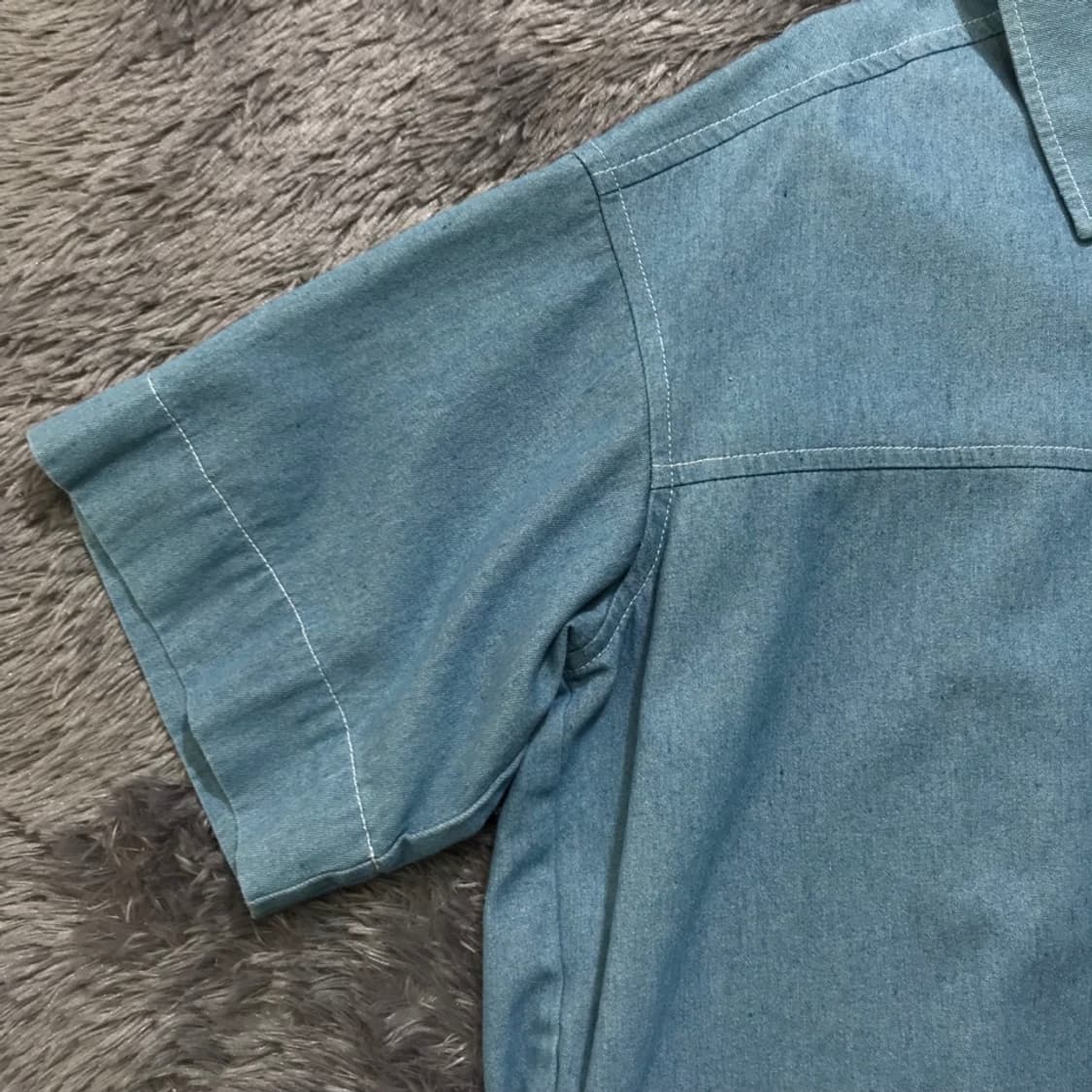 [[여성 F, A급] 스튜디오 톰보이 데님 카라넥 반팔원피스@209 상품이미지4