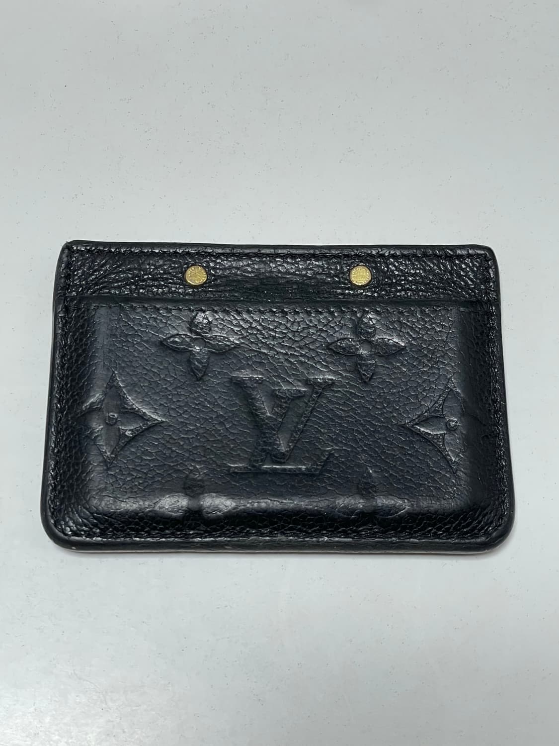 (정품)루이비통 앙프렝뜨 블랙 카드지갑 상품이미지1