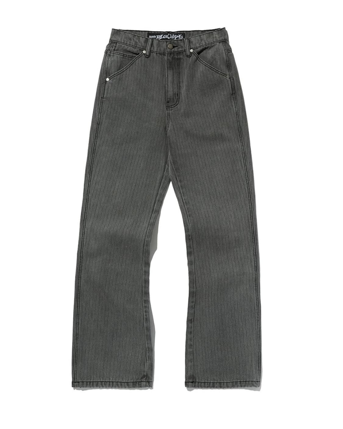 스웨이드 slim flare denim [Gray] 상품이미지1