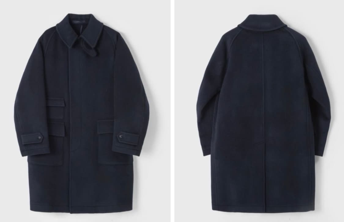 (새상품급) 25fw 캡틴선샤인 트레블러 코트 탑네이비 5사이즈 상품이미지2