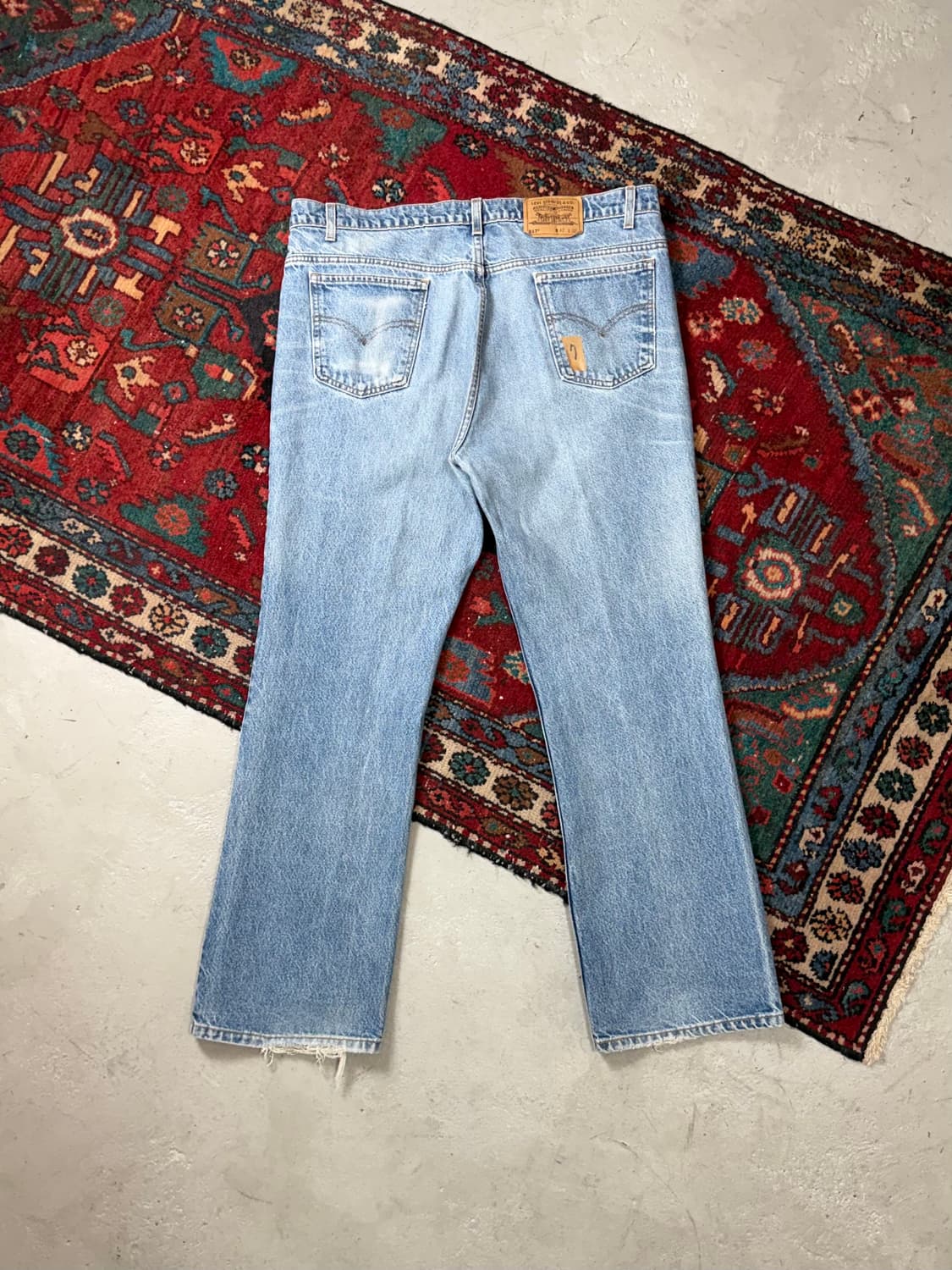 90's USA Made 빈티지 리바이스 517 오렌지탭 부츠컷 상품이미지3