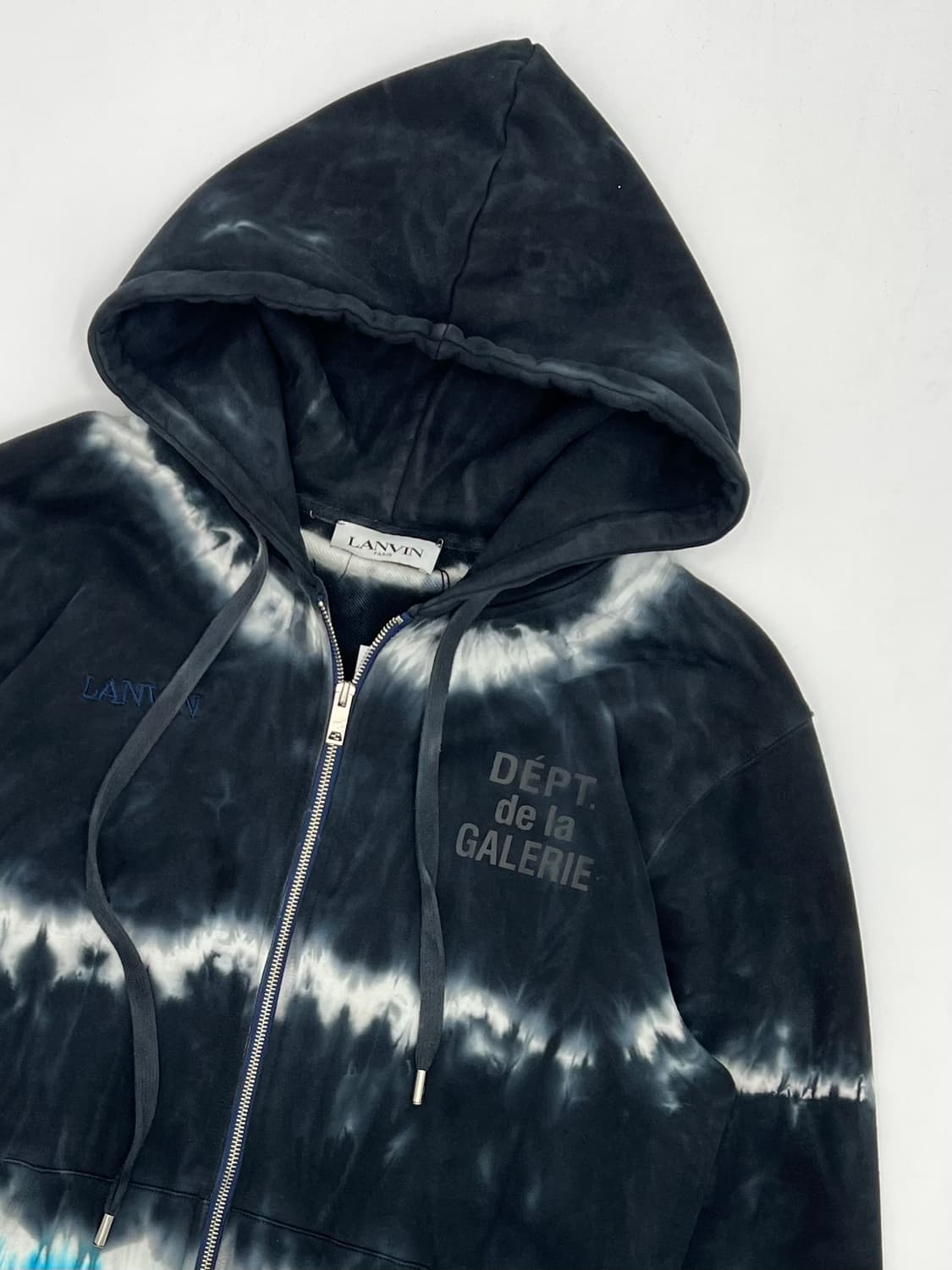 랑방x갤러리디파트먼트 배색 나염 후드집업 상품이미지2