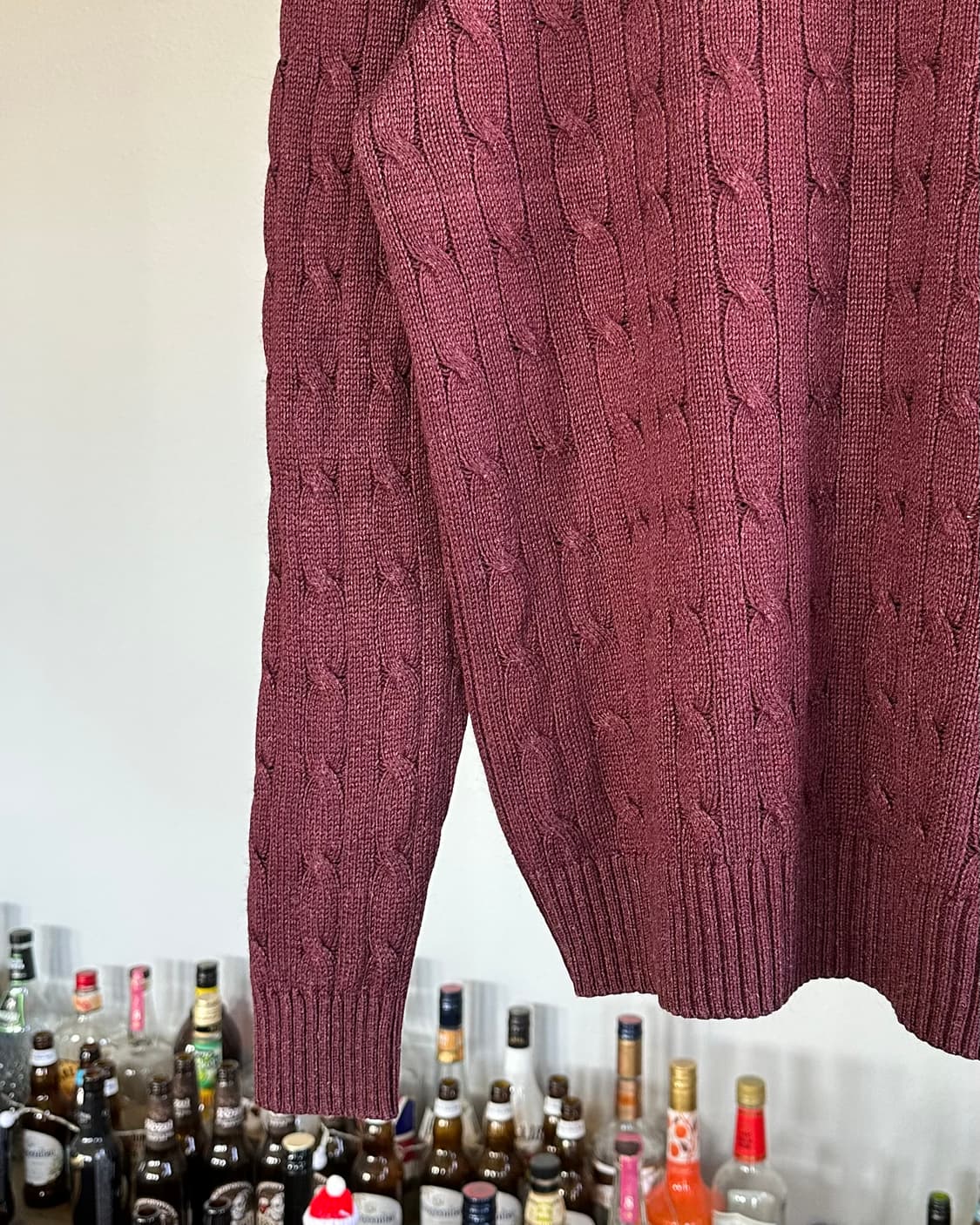 [L]폴로 랄프로렌 꽈배기 케이블 캐시미어 실크 니트 상품이미지5