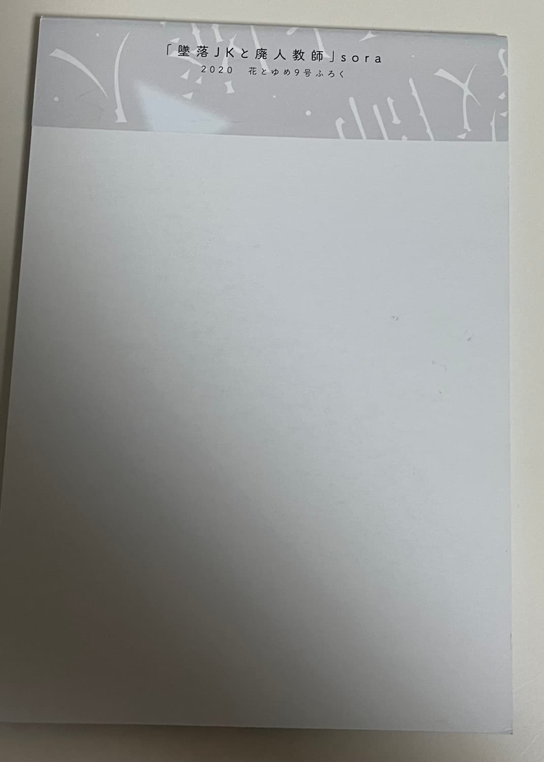 급처분|추락 여고생과 페인 교사 메모장 상품이미지2