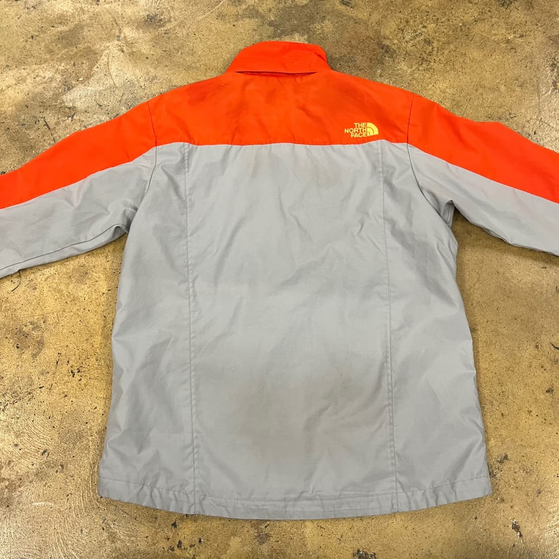 [정품/XL] 노스페이스 오렌지 회색 바람막이 b19 상품이미지3