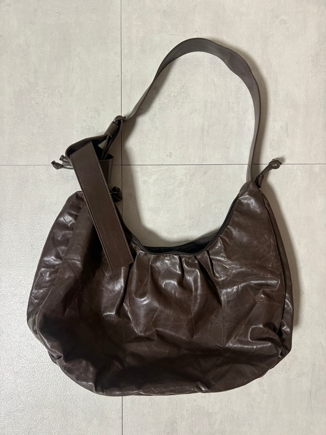 조셉 앤 스테이시 데일리 링클백 스몰_폭스 레더 브라운 상품이미지2