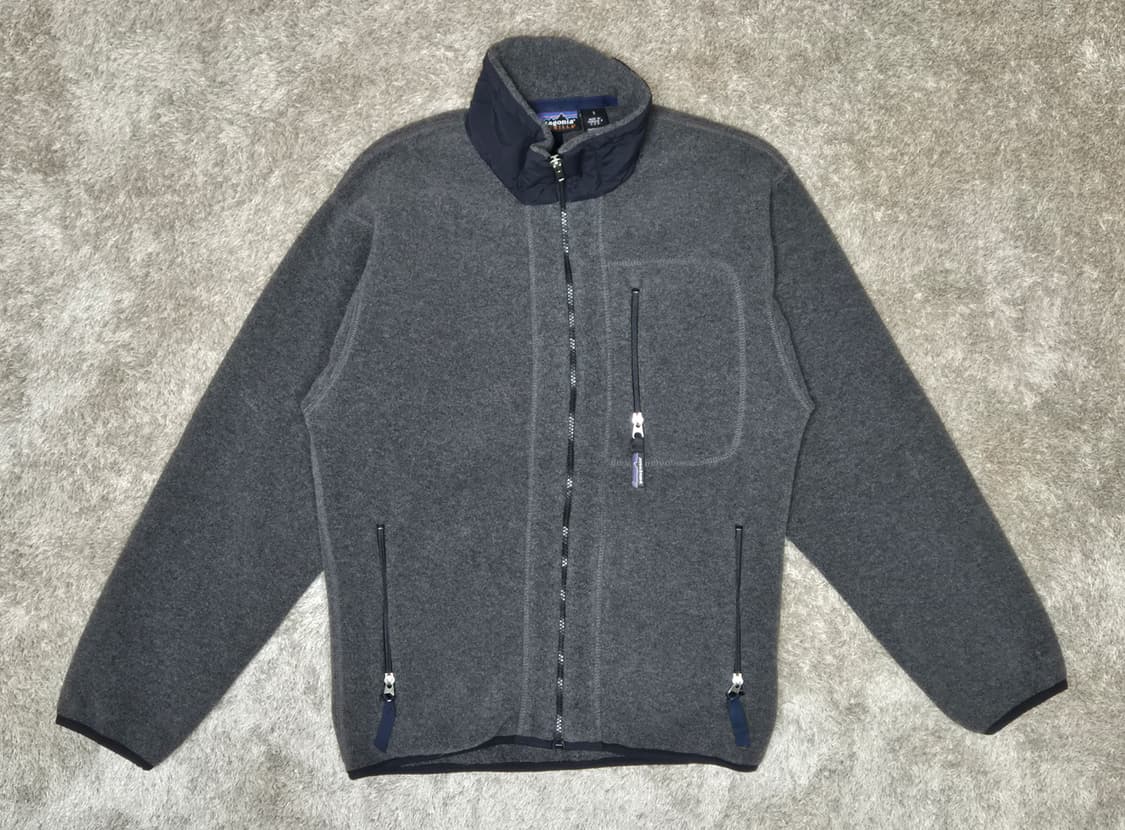 90s USA 파타고니아 신칠라 집업 차콜 상품이미지1