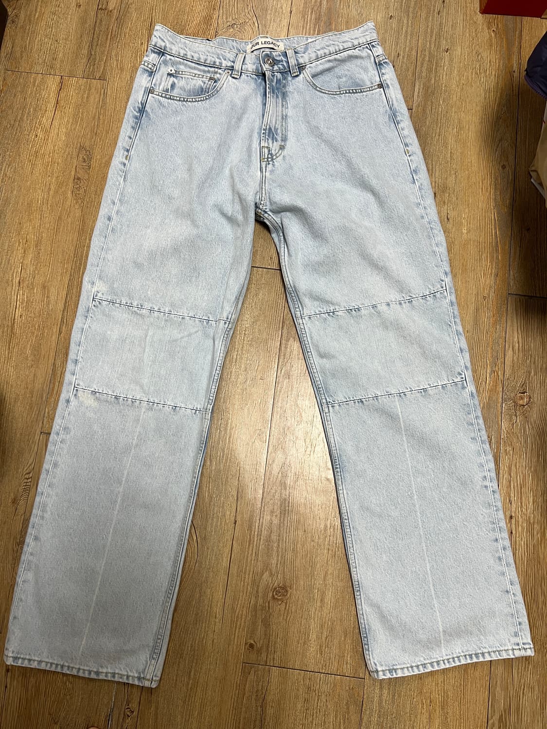 택포15) 아워레가시 익스텐디드 써드컷 데님팬츠 연청 30 상품이미지1