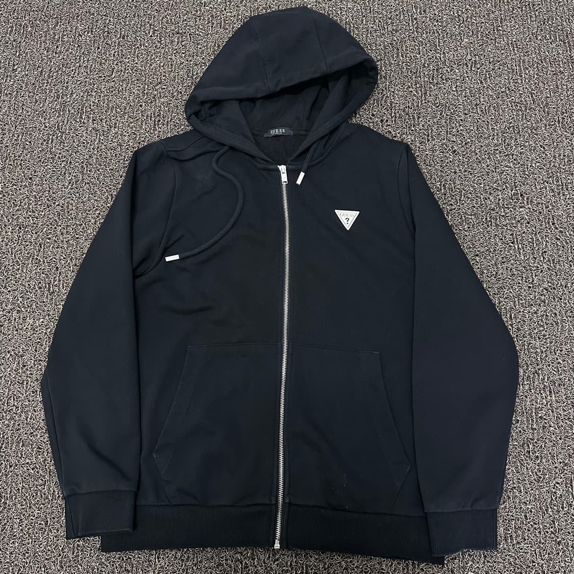 GUESS 게스 여성 후드집업 블랙 90(L) 상품이미지1