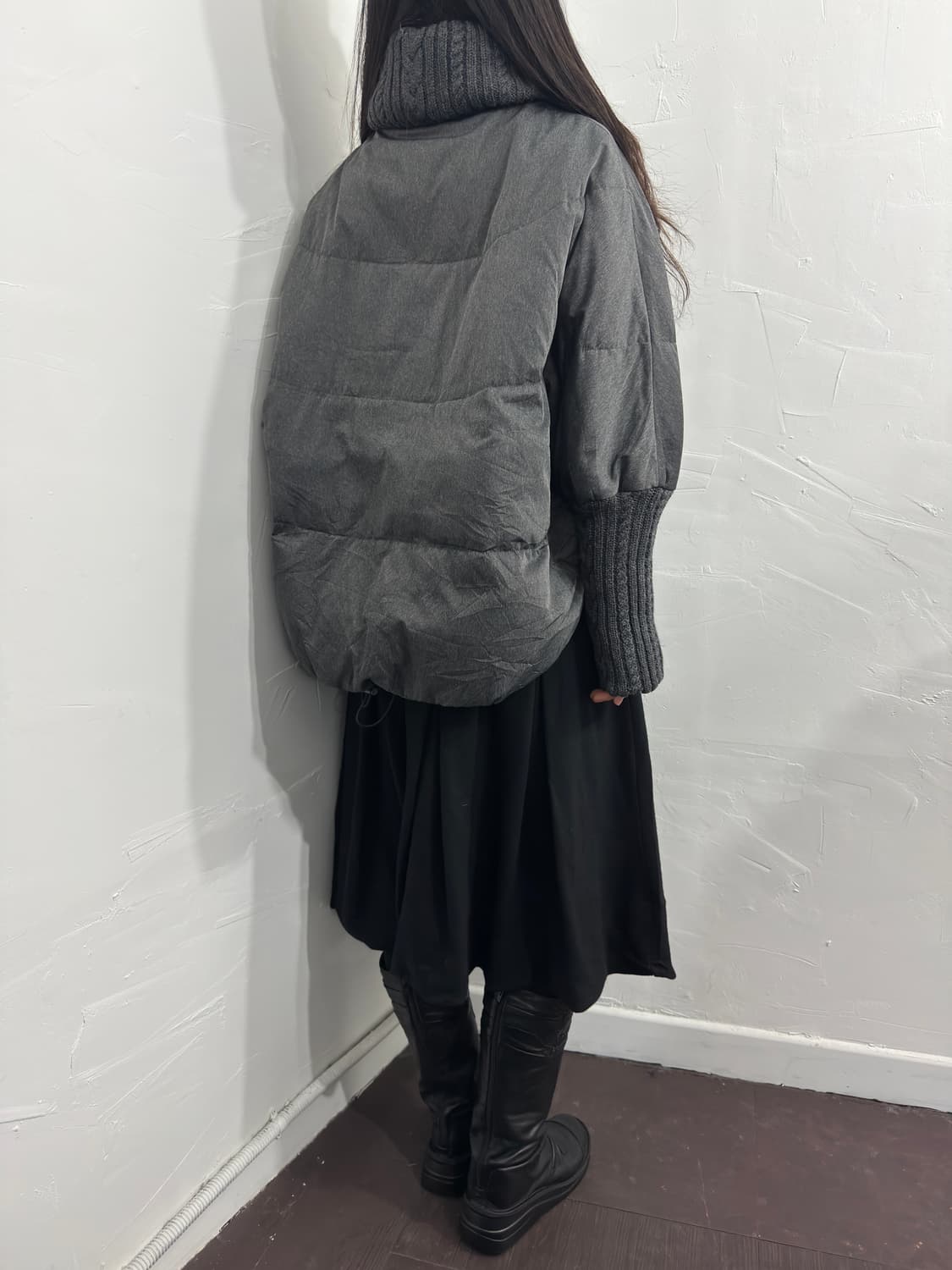 hiroko bis knit detail twoway padding 상품이미지7