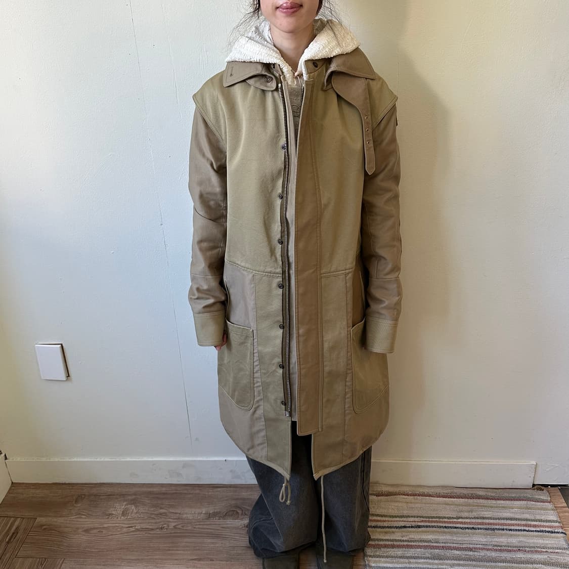 셀린느 패치워크 트렌치 코트 상품이미지1