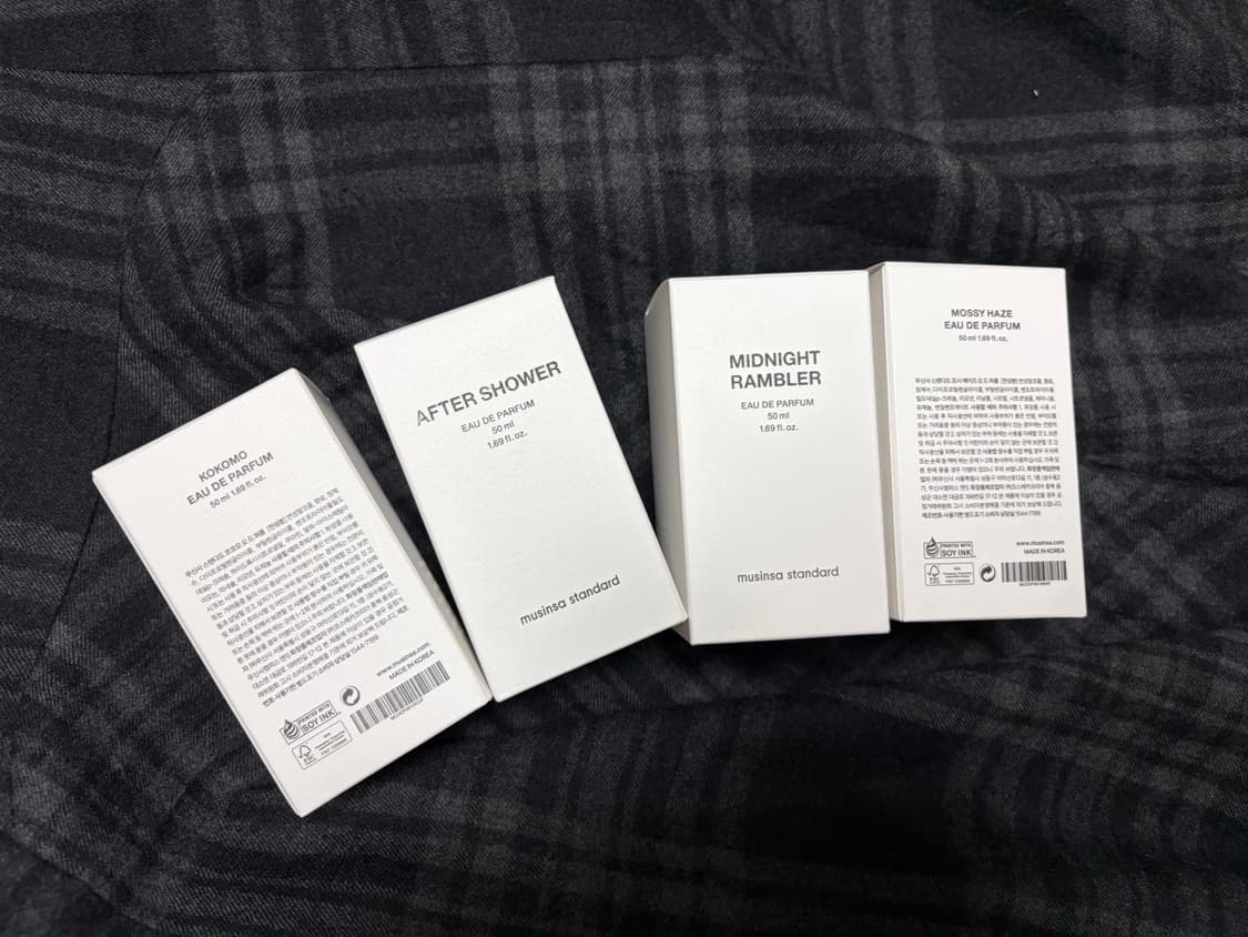 무신사 스탠다드 향수 50ml 4종 팝니당 새상품 🫶 1.7씩🫶 상품이미지1