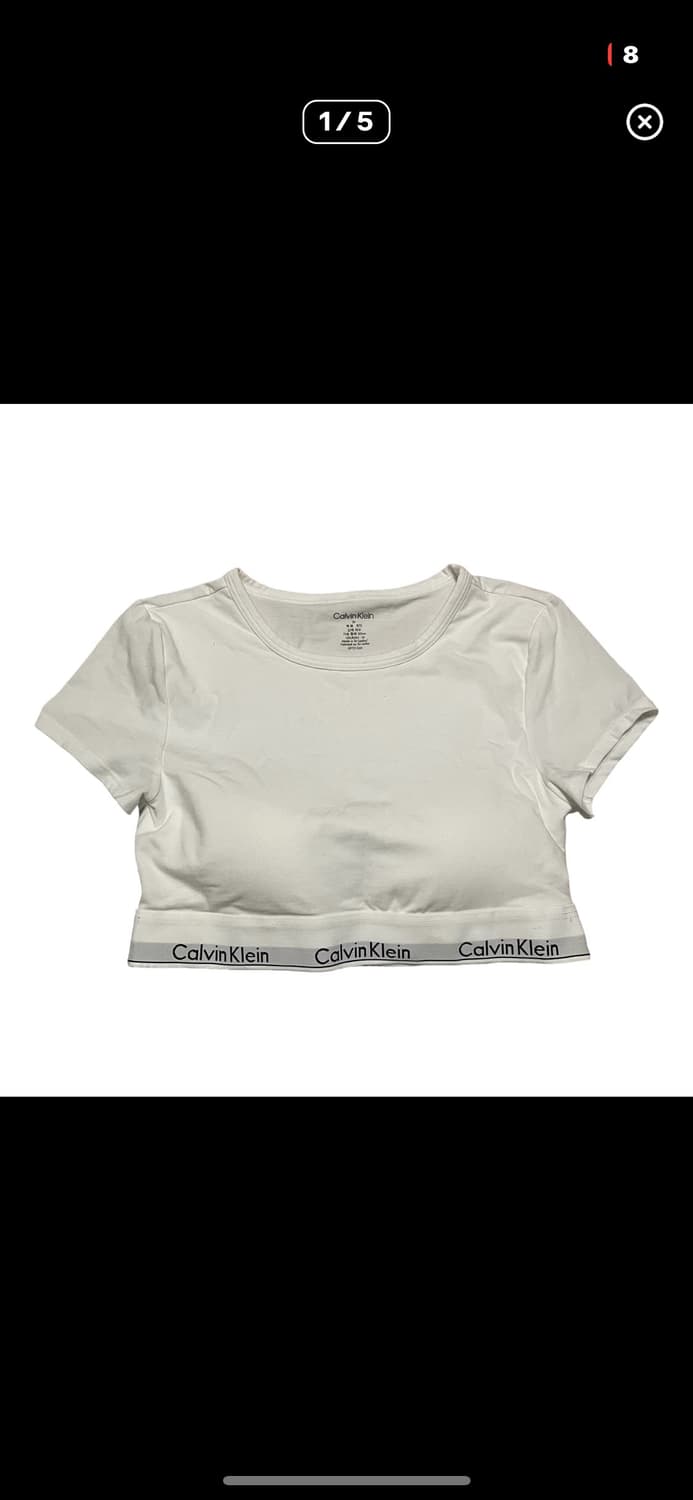 캘빈클라인 언더웨어 티셔츠 브라 새상품 상품이미지2
