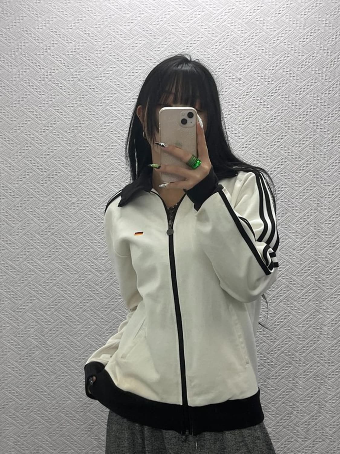 아디다스 유로 2008 독일 화이트크림 져지 집업 95 C08522 상품이미지2