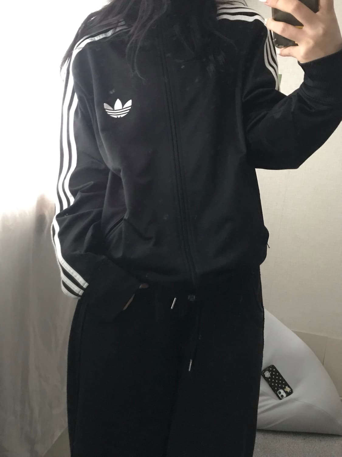 아디다스 블랙 구파이어버드 트랙탑 상품이미지3