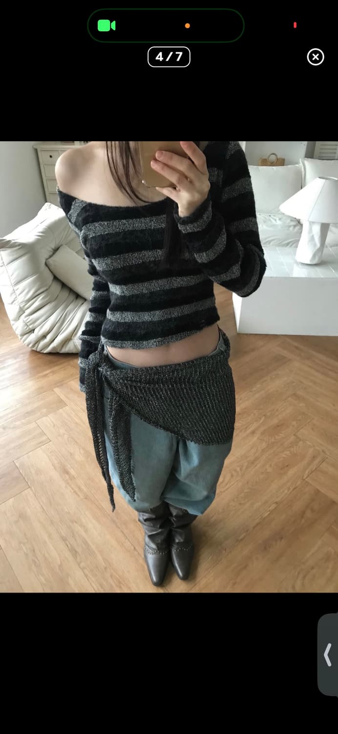 나우시카 모헤어 빈티지 니트 상품이미지2