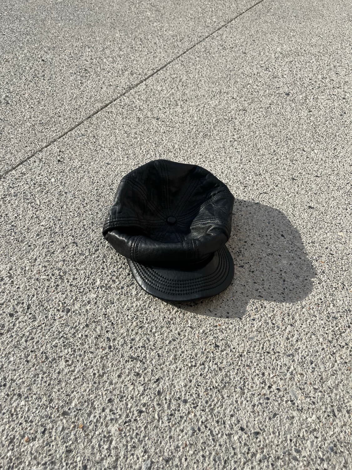 Vintage Real Leather Hunting cap 상품이미지1