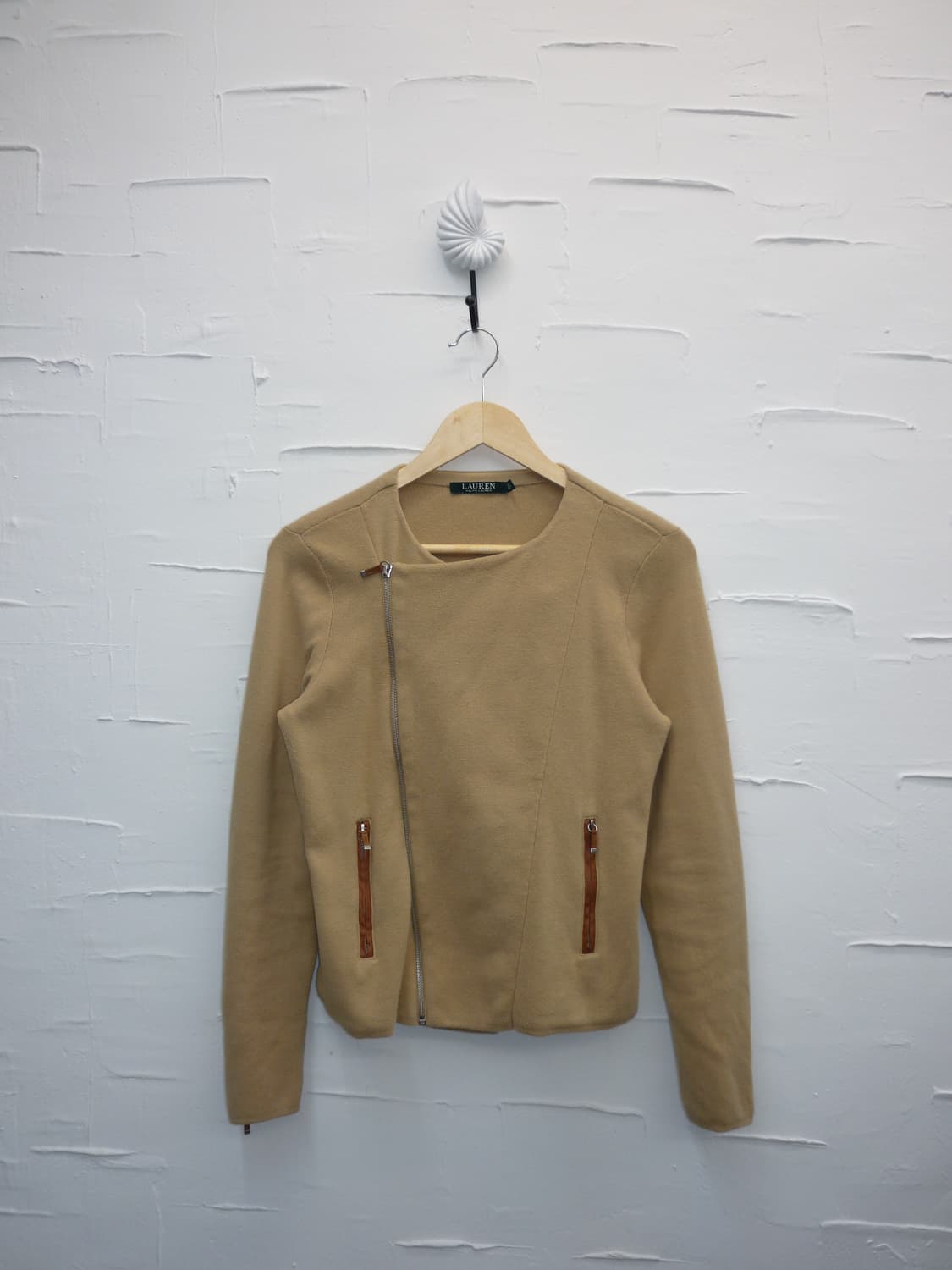 Beigie zipper cardigan 상품이미지3